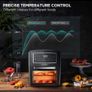 LED Digital Touch Screen Convection Air Fryer Oven Image 3