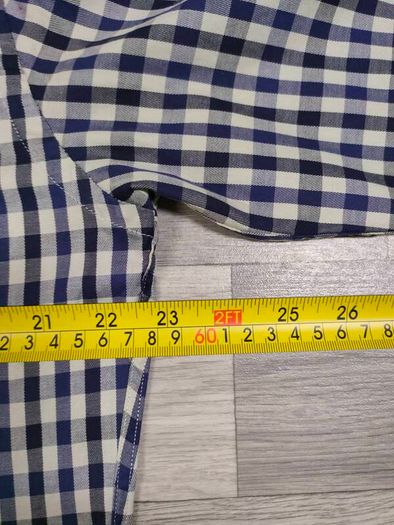 Aquascutum Button Down Nova Check Shirt Mens Large