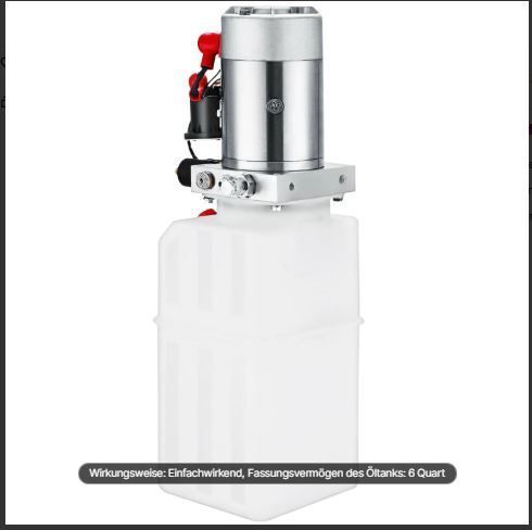 12V Hydraulic Power Unit with 4.5m Remote