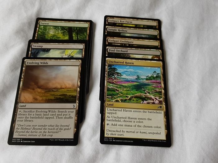 Magic The Gathering Commander Green Black Deathtouch Tribal deck