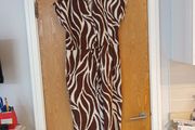 Dunnes  Stores Print Boarder Jumpsuit.    S.10.   B.N.W.T.