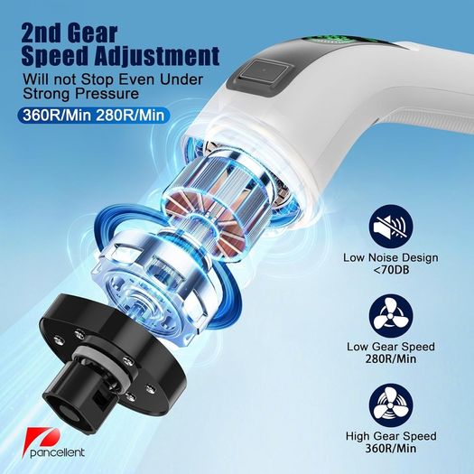 Electric Spin Scrubber, 2025 Upgrade 7 in 1 Electric Cleaning Brush,360RPM Powerful Cleaning, 1.5H Bathroom Scrubber Dual Speed with Extension Arm for Kitchen, Car, Tile, Wall, Floor, Shower