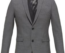 ESPRIT Collection men's suit jacket, Blazer, dark grey, size L / 102