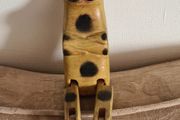 Fabulous Vintage Wooden Cat With Hinged Legs  37cm Heigh.