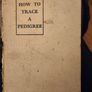 How To Trace A PEDIGREE in the British Isles. By H.A C. Second Edition.  1924. In Fair condition. Image 2