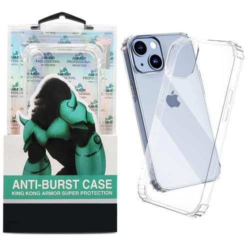Clear Case Cover for iPhone XR, X, Xs, Xs Max, 11, Anti-Shok Case- King Kong Armor Super Protection TPU Case