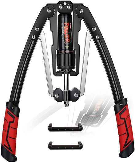_Twister Arm Exerciser Home Gym Hydraulic Power Exerciser with Adjustable Resistance for Arm, Biceps, Abdomen, Shoulder and Chest Muscle Strength Training Fitness Equipment Arm Grip Bar