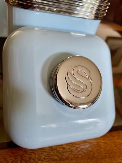 3 Swan Retro Enamel Airtight Storage Containers Powder Blue 1 litre