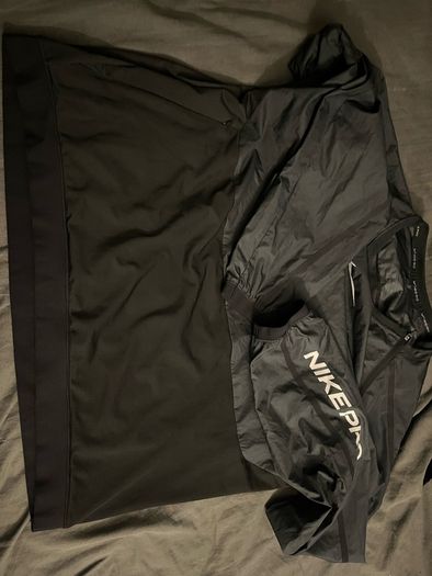 Nike Drill Top Pro Capsule White/black Tracksuit Training Tops Jacket Size Xl