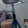 vintage work stool height adjustable Image 5