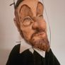 Rabbi Handmade Wooden Marionette Image 7