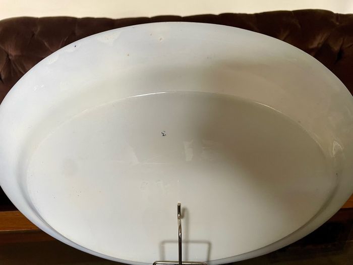 Antique Art Deco Cambridge Pattern Oval Serving Platter Meat Platter Hollinshead & Kirkham England ca 1910