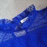 Next girls blue  lace dress 7-8 Image 2