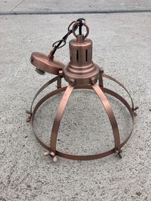 Copper ceiling pendant