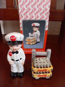 Vintage Coca cola Salt and Pepper Shakers