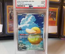 Psyduck Ascended Heroes Illustration Rare Pokemon Card PSA 9