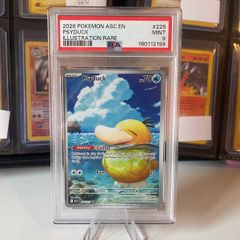 Psyduck Ascended Heroes Illustration Rare Pokemon Card PSA 9
