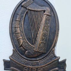 eire harp cast iron sign