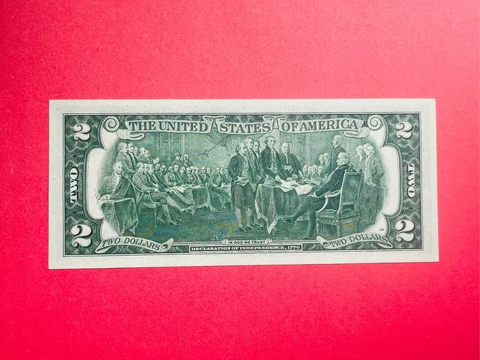 Usa  2  Dollars  1976  Commemorative Issue  Letter    (  H 8 )  St Louis ( Uncirculated )