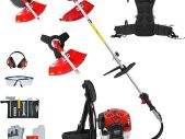 BU-KO 52cc Backpack Petrol Strimmer Garden Tool Including: String Trimmer, Brush Cutter with 3T Blade and 40T Blade Weed Brush Cutting Blade. Great Outdoor Power tool