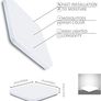 LED Ceiling Light, 36W Daylight White Ceiling Lights, 6500K Kitchen Lights Ceiling, 3240LM Bright Indoor Ceiling Lights for Bedroom, Kitchen, Hallway, Outside Porch (FREE SHIPPING) Image 4
