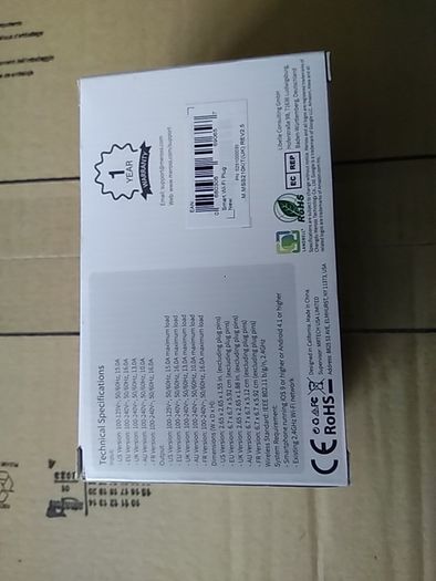Meross Smart Wi-Fi Plug 2 Pack