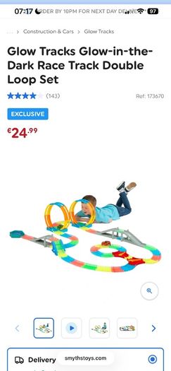 Double Loop Glow Track