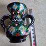 Small Maroccon Pottery Hand Painted Vase. Image 3