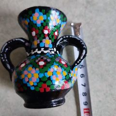 Small Maroccon Pottery Hand Painted Vase.