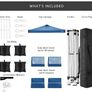 3 x 3 m Waterproof Popup Flat Gazebo with 4 Side Panels Image 6