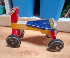 Wooden tricycle