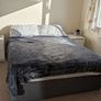 IKEA king bed with storage + Emma mattress Image 2