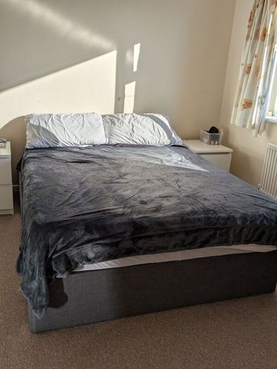 IKEA king bed with storage + Emma mattress
