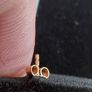 ladies 9ct gold earrings Image 5