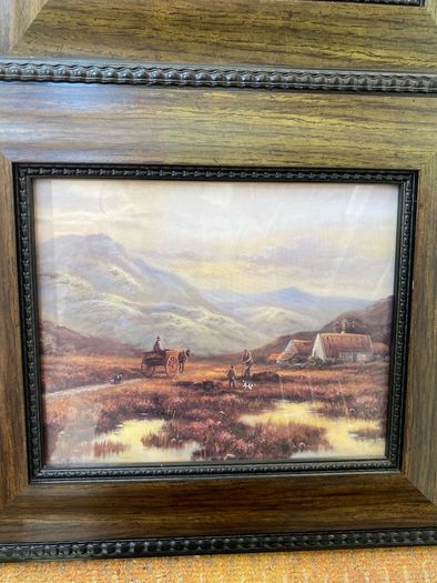 Two framed pictures