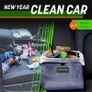 Drive Auto Products Car Bin  Medium Rubbish Binsfor Stowing and Tidying w/ DisposableLiners and Adjustable Black Strap Car Accessories Image 2