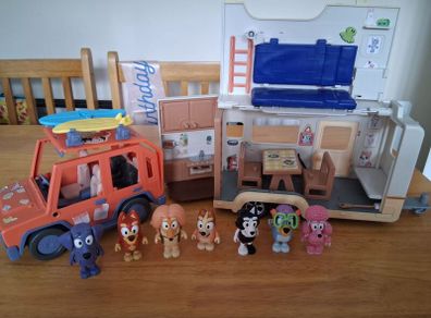 bluey campervan