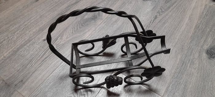 Wrought Iron Wine Bottle Holder. Free Tracked Postage!