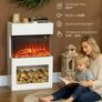 Electric Fireplace with Mantel Image 9