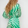 Mango Satin playsuit with belt Size M Image 7