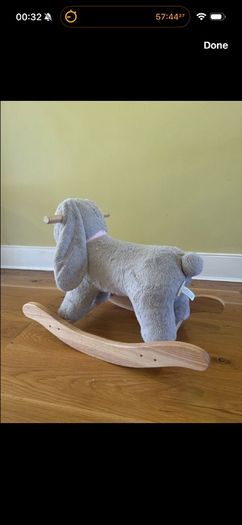 Pottery Barn Plush Rocker Bunny