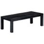 Coffee Table Black 110x50x35 cm Solid Mango Wood Image 5