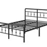 King Size Bed Frame with Victorian Headboard and Footboard Image 3