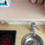 Little girls pink wooden kitchen Image 2