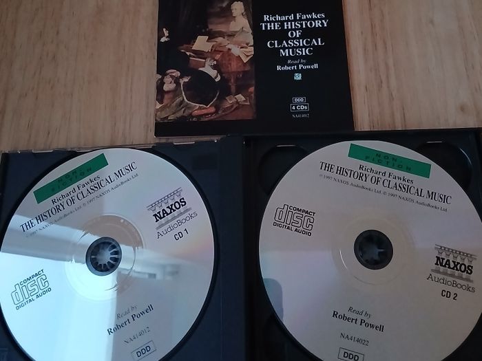 The History of Classical Music Richard Fawkes Robert Powell 4 CD Audiobook Naxos