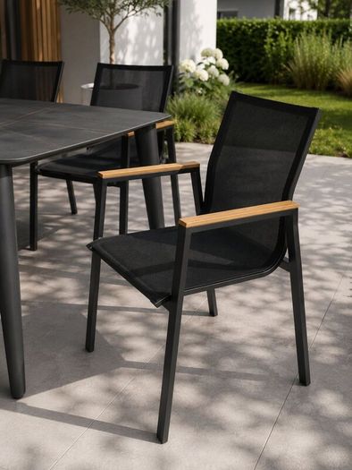 Siena Dining set- Laurent Black