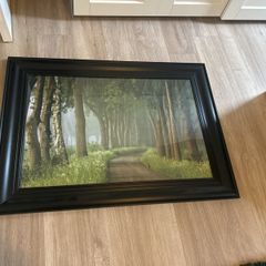 Large picture in black frame