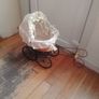 vintage toy pram and doll Image 4