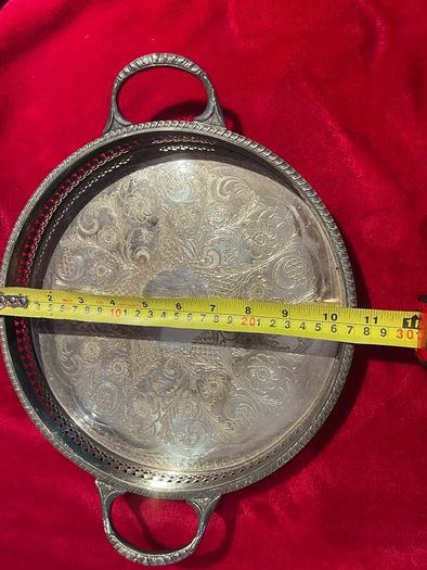 Silver plated tray