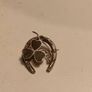 1907 Sterling Silver Horse Shoe and Shamrock Brooch Image 8